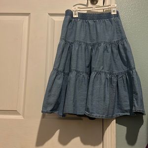 A Jean skirt